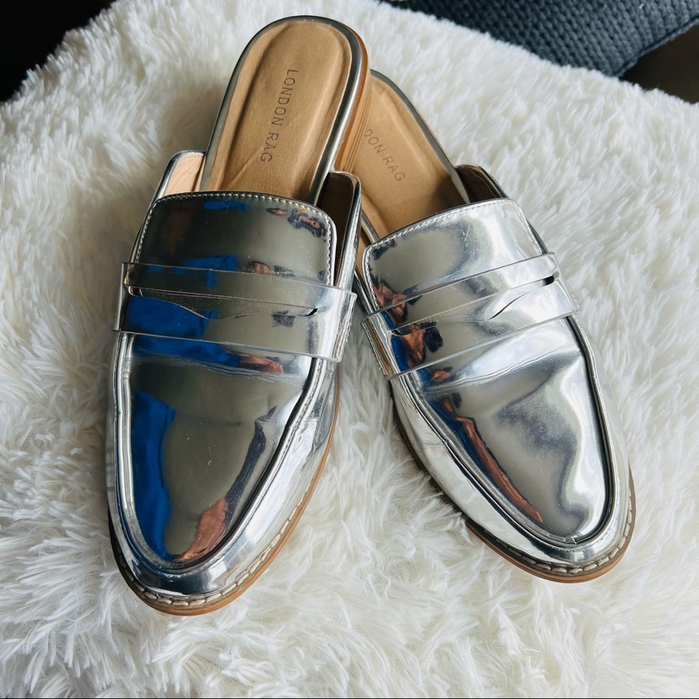 Metallic Mules